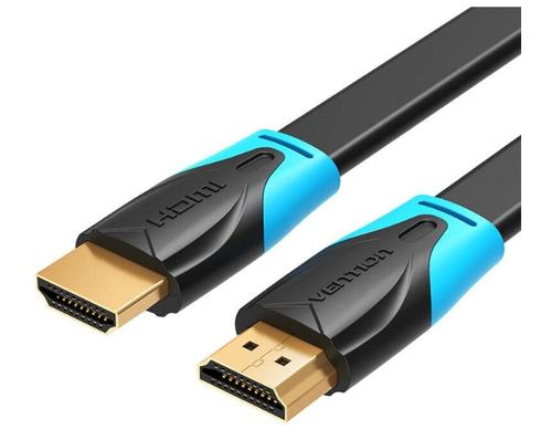 Cablu video plat Vention VAA-B02-L200, HDMI tata - HDMI tata, 4K, 60Hz, 2m, Negru