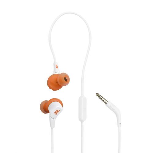 Casti cu fir JBL Endurance Run 3, Jack 3.5mm, Microfon, Alb