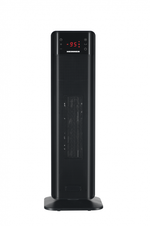 Radiator ceramic HEINNER HCHT-MD20BK, 2000W/1200W, 2 trepte putere, Oscilare, Functie ECO, Termostat digital cu afisaj LED, Protectie supraincalzire si rasturnare (Negru)