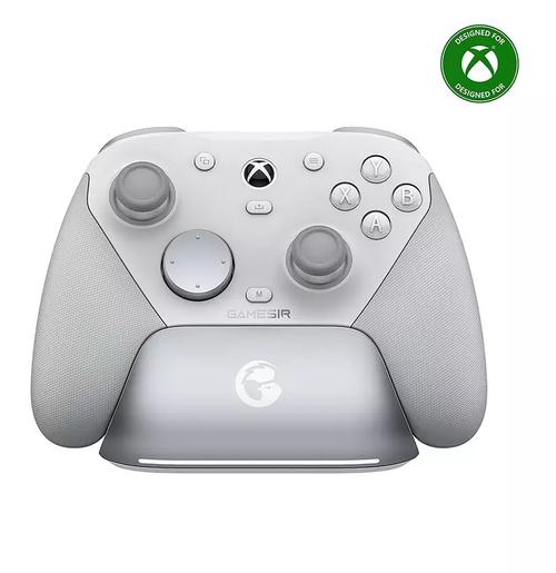 Controller Wireless GameSir G7 Pro Mech, Conectivitate Tri-Mode, Compatibil PC, Xbox One, Xbox Series X|S (Alb)