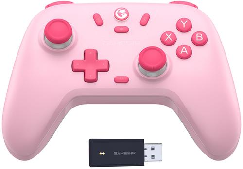 Controller GameSir Nova Lite, Bluetooth, Hall Effect, Compatibil PC, Steam, Android, iOS, Switch (Roz)