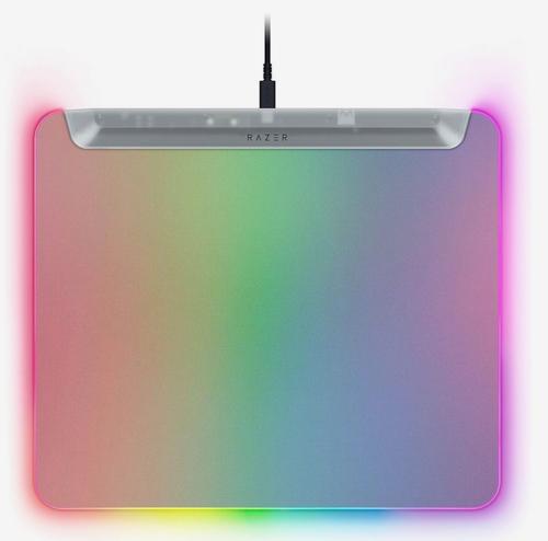 Mouse Pad Razer Firefly V2 Pro Phantom White Edition, Iluminare Chroma 15 zone, USB 2.0 (Alb)