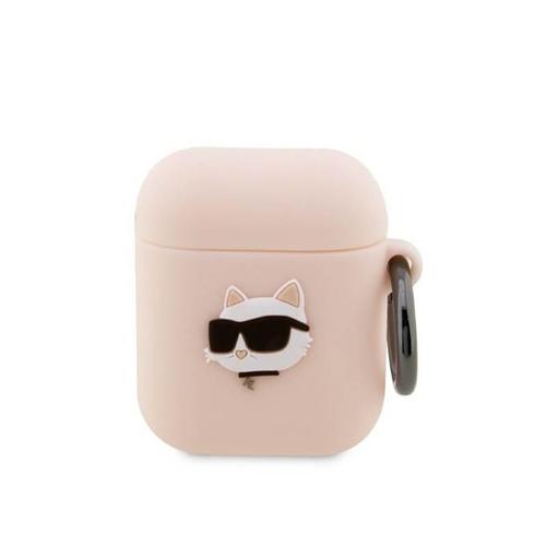 Husa pentru AirPods 1/2 Gen, Karl Lagerfeld, Roz