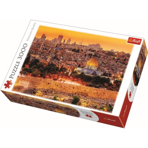 Puzzle Trefl Acoperisuri in Ierusalim, 3000 piese