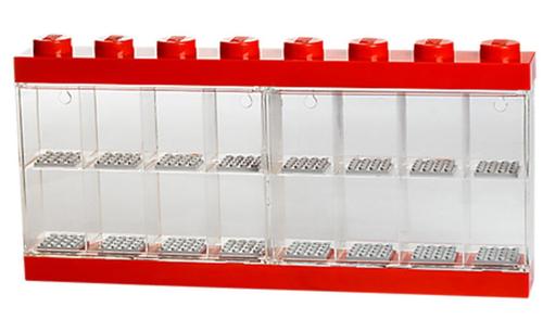Cutie de depozitare LEGO 40660001 pentru 16 minifigurine (Rosu)