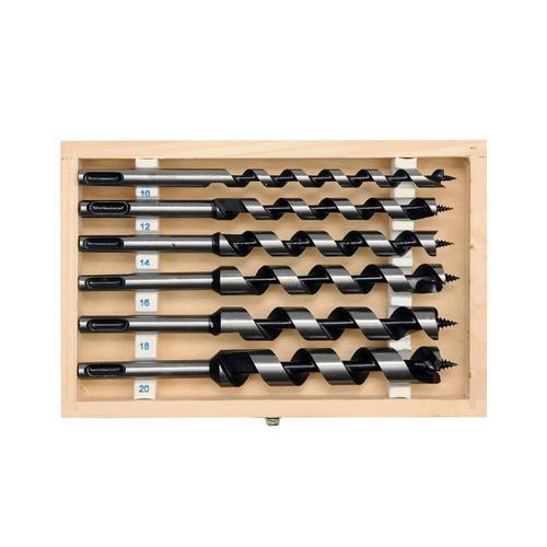 Set 6 burghie pentru lemn Yato YT-3300, elicoidale, prindere SDS plus, 10-20 mm