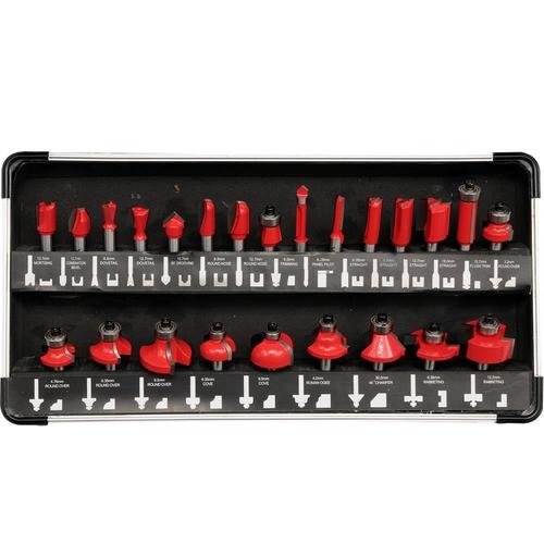 Set freze pentru lemn Yato YT-6801, 24buc, in valiza aluminiu
