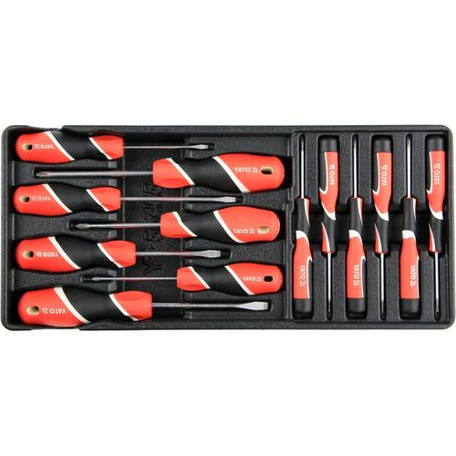 Set 13 x Surubelnite, Yato YT-55455, Negru/Portocaliu