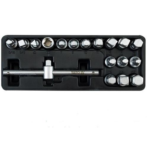 Set chei pentru buson ulei,  Yato YT-0599, 18 piese