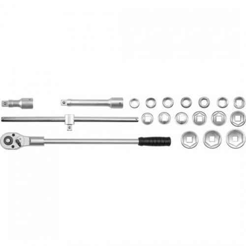 Trusa tubulare hexagonale cu antrenor Yato YT-1335, 3/4inch, 19-50 mm, 20 piese