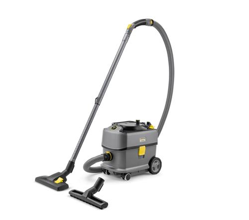 Aspirator profesional uscat Karcher T 10/1 Adv, 185 mbar, 18 kPa, Container 10 L, Cablu 12 m (Gri)