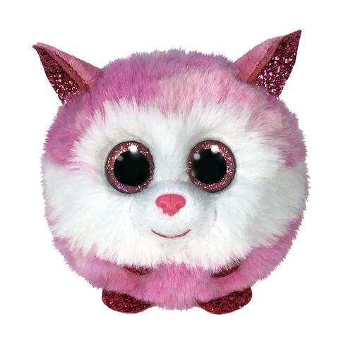 Jucarie de plus TY Beanie Balls Princess Husky, 8cm, Roz