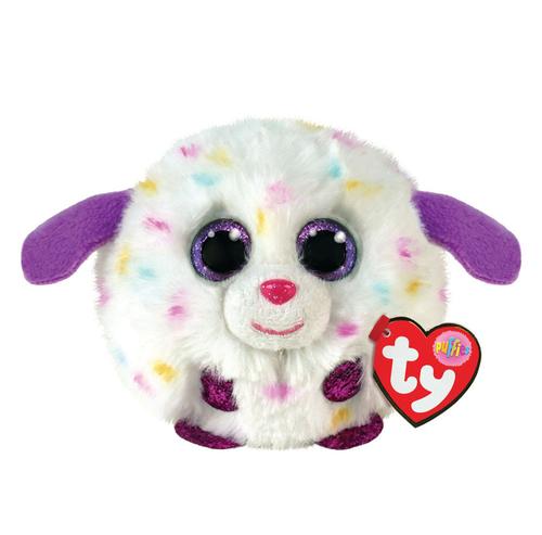 Jucarie de plus TY Beanie Balls Munchkin Catelusul, 8cm, Alb