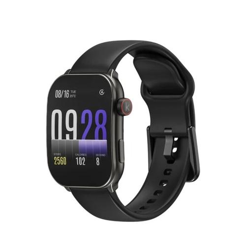 Smartwatch Kieslect Balancs YFT2120EU, Ecran Curbat AMOLED 2.1inch, Bluetooth, IP68 (Negru/Argintiu)