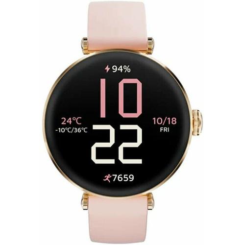 Smartwatch Kieslect Pura YFT2119EU, Ecran AMOLED 1.19inch, 128MB RAM, Bluetooth, IP68 (Auriu)