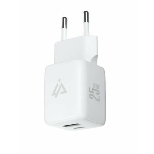 Incarcator Retea iPEAX GaN 25W, USB-C + USB-A (Alb)