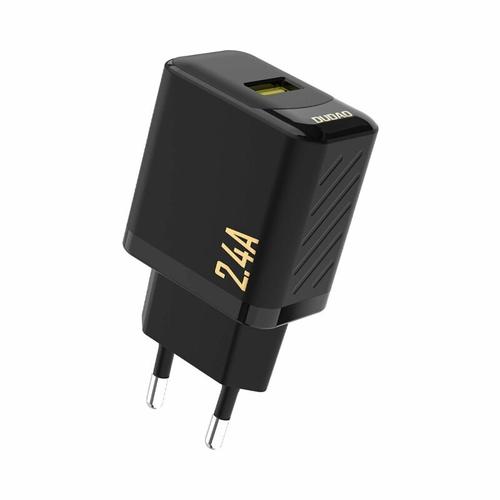 Incarcator retea Dudao A23, USB-A, 2.4A (Negru)
