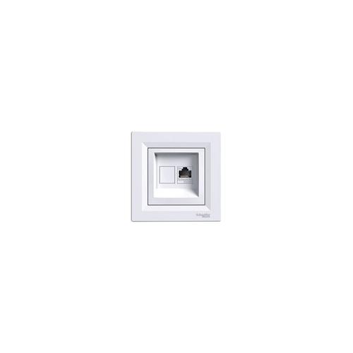 Priza date Schneider Electric Asfora EPH4300121, RJ45, incastrata, rama inclusa