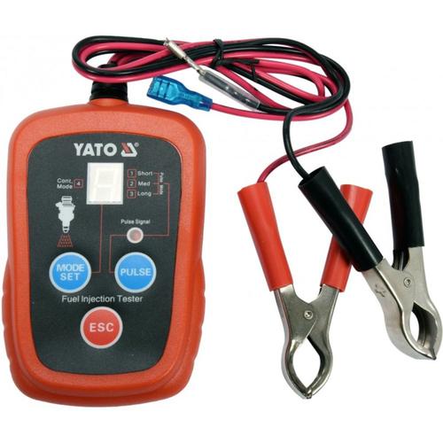 Tester de injector de benzina Yato YT-72960, 12V, Rosu