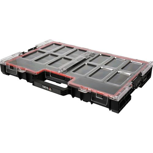 Organizator de scule Yato YT-09181, Plastic, 531x379x77 mm, Negru