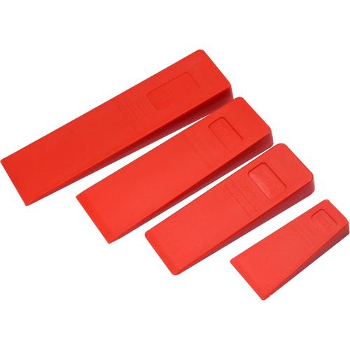 Set 4 pene pentru despicarea lemnului, Yato YT-79884, 300/245/205/136 mm, Rosu