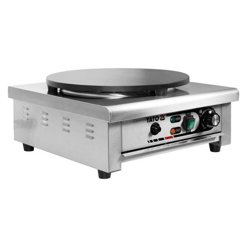 Aparat pentru preparat clatite Yato YG-04680, 3000W, diametru plita 40 cm, temperatura ajustabila