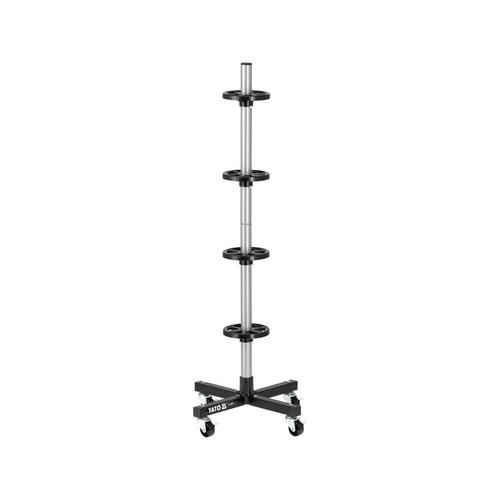 Suport auto Yato YT-55691 pentru 4 roti, 100 kg, 225 mm, metalic, pliabil