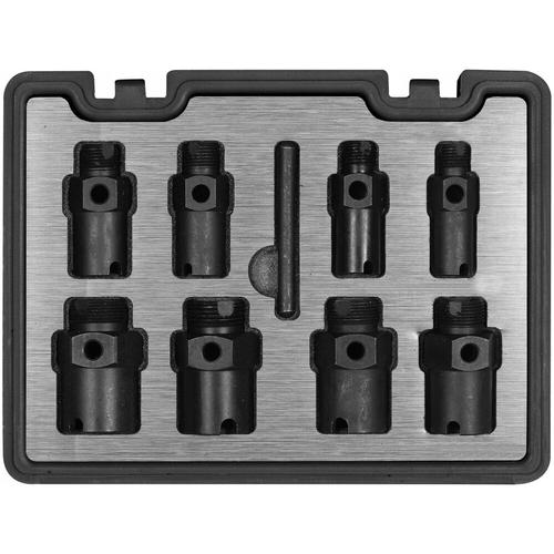 Kit de reparare a filetelor, Yato YT-17600, 9 piese, M14x1.5 - M30x1.5, 40Cr, Negru