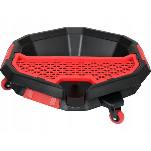 Recipient pentru scurgerea uleiului Yato YT-06992, 8L, cu tava pentru unelte, 470x137mm, 3 roti