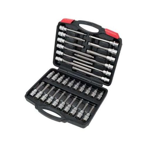 Trusa 32 chei, Yato YT-77541, Inox, Diverse maimi, Argintiu