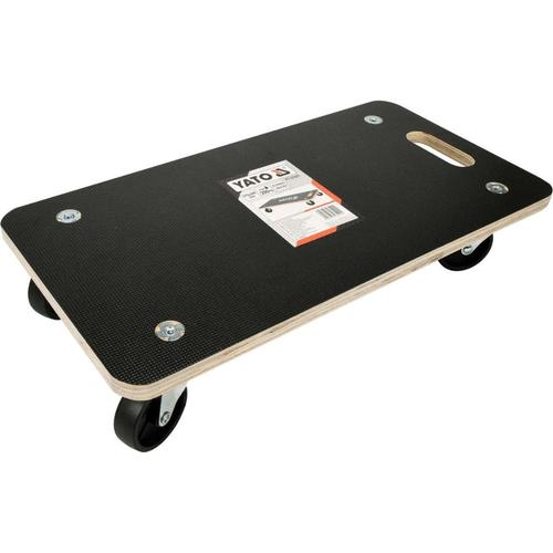 Platforma de transport Yato YT-37421, Placaj, 4 roti, 575 x 300 mm, 200 kg, Negru