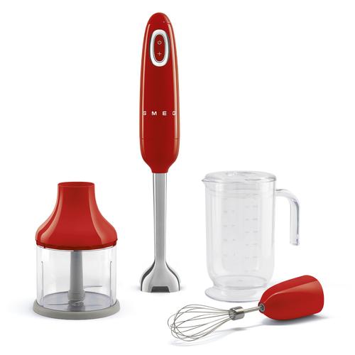 Mixer vertical SMEG Stil anii 50 HBF03RDEU, 700 W, 1.4 l (Rosu)
