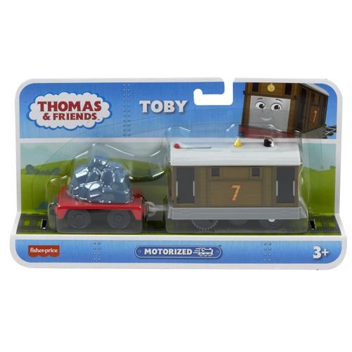 Locomotiva motorizata Thomas & Friends -Toby, cu vagon