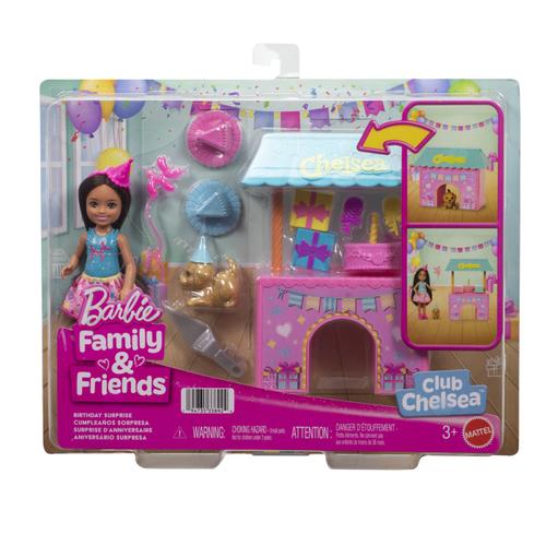 Set de joaca Barbie Family & friends - Clubul lui Chelsea, Zi de nastere
