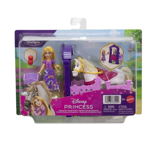 Set de joaca Disney Princess - Grajdul regal al lui Rapunzel, cu papusa si accesorii