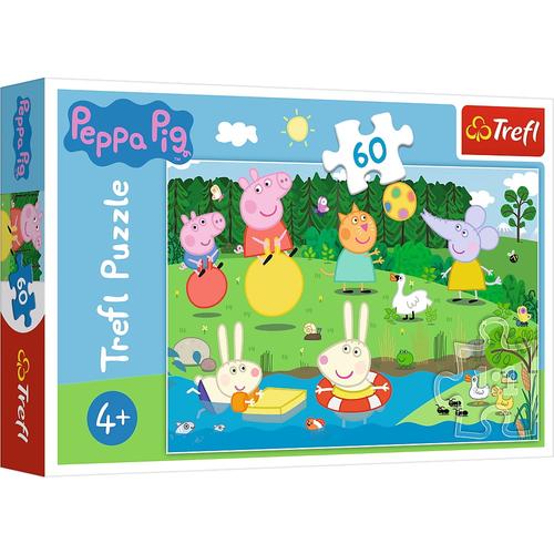 Puzzle Trefl Peppa Pig, Distractie in vacanta, 60 piese
