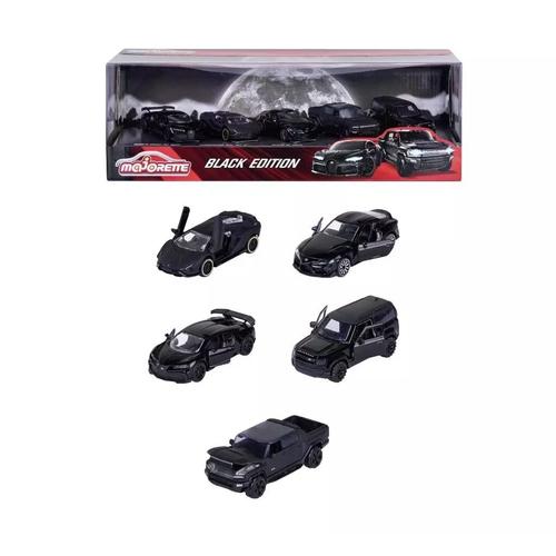 Set 5 masinute Majorette Black Edition 2.0