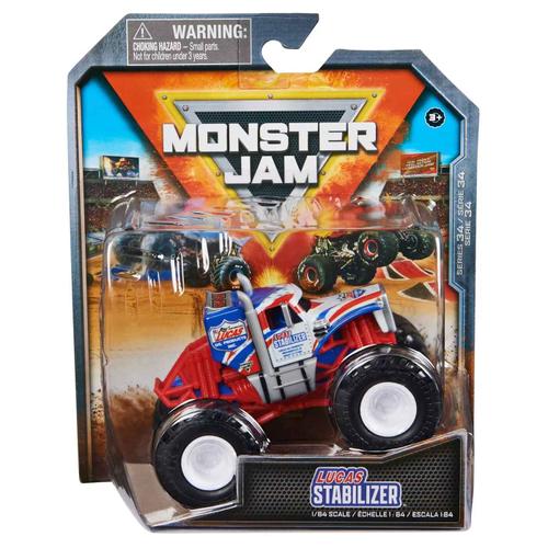Masinuta diecast Monster Jam - Lucas Stabilizer, 1:64