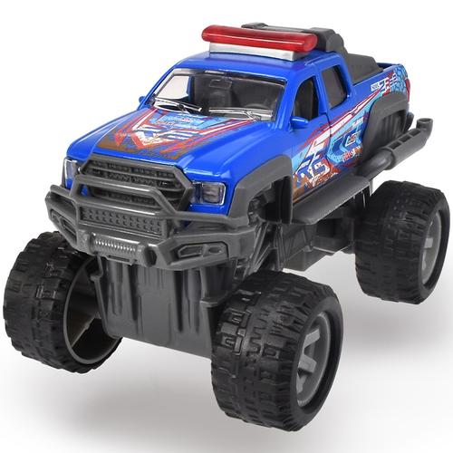 Masinuta Dickie Toys Metal Rally Monster, albastru, 15 cm