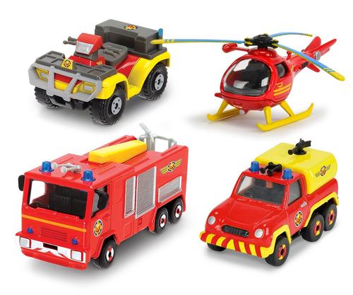 Set 4 vehicule Pompierul Sam