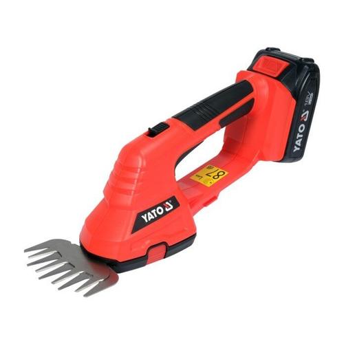 Foarfeca pentru arbusti Yato YT-828355, 18V, 2AH, Rosu