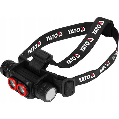 Lanterna frontala Yato YT-085943, 3000LM, 5 moduri, 160m, 104x40x48.5mm, Aluminiu, Negru