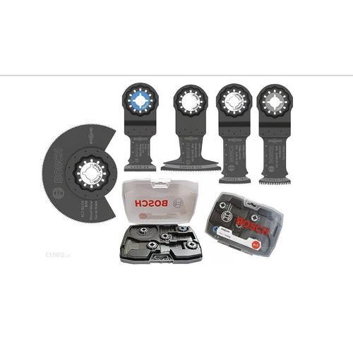 Set 5 lame fierastrau unghiular, Bosch, Compatibil cu Starlock/Plus/Max/Ois, Negru