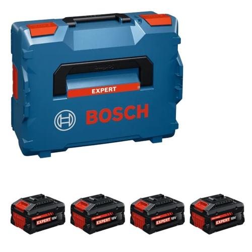 Set 4 acumulatori Bosch Professional EXPERT 1600A0373H, 4 x acumulatori EXBA18V-55(5.5Ah), cutie L-BOXX 136