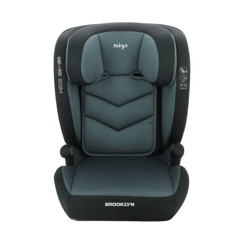 Scaun auto Migo Brooklyn i-Size, 100 - 150 cm, 15 - 40 kg, 3 - 12 ani, sistem Isofix, Gri