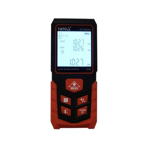 Telemetru Yato YT-731251, 50m, masurare continua, memorie 99 rezultate, etui