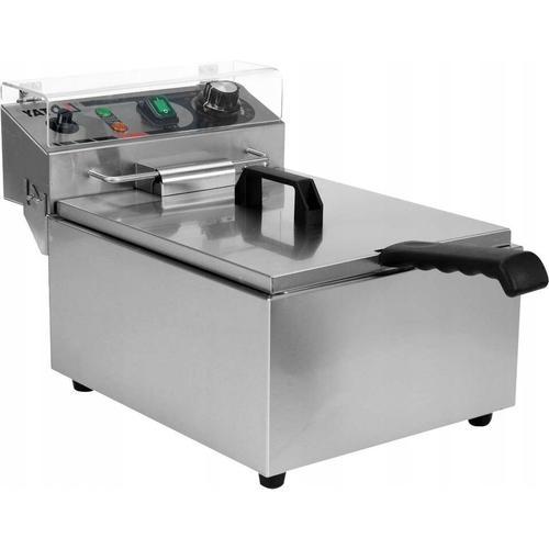 Friteuza Yato YG-04610, 3000W, Argintiu