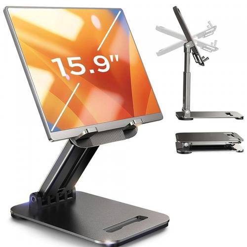 Suport Birou Lisen pentru Telefon / Tableta, 4inch - 15.9inch, YL0424080007, Negru
