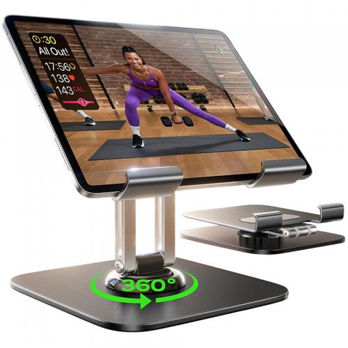 Suport Birou Lisen Q18 pentru Telefon / Tableta, 4.7inch - 12.9inch, YL0423120002, Negru