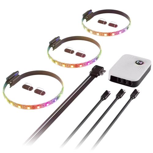Kit iluminare caracsa HYTE LS10 qRGB + Controller The Nexus Portal NP50